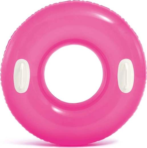 Badering med håndtag Intex pink 76 cm