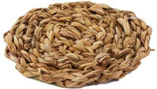 Rund bordskåner af søgræs 10 cm