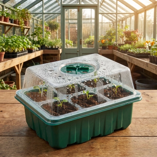 Sæt til dyrkning af kimplanter med låg