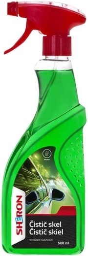 Glasrens med spray 500 ml SHERON