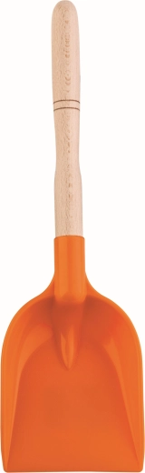 Androni børneskovl med træskaft 34 cm orange
