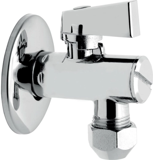 Vinkelventil uden filter 1/2 x 1/2 med omløbermøtrik