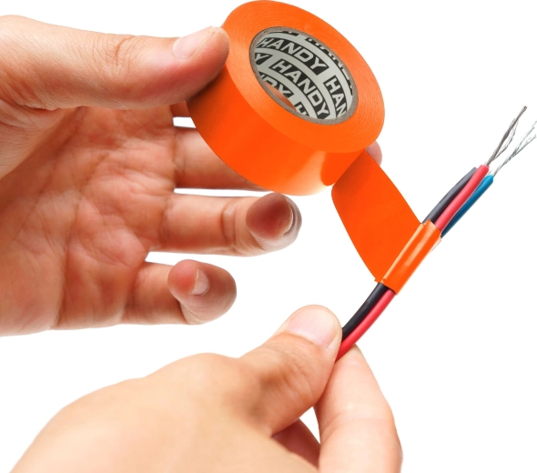 Orange PVC-isoleringstape 20 m