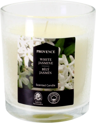 Duftlys i glas Hvid jasmin 7 × 8 cm