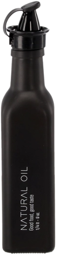 Olieflaske til olivenolie 250 ml sort