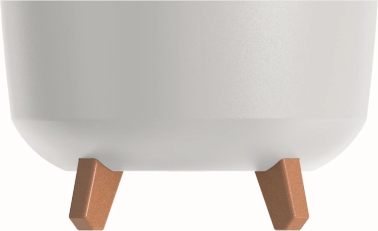 Blomsterpotte på ben Gracia Low Eco Wood 38 cm – hvid