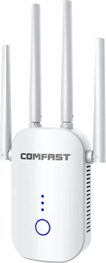 Wi-Fi-signalforstærker 1200 Mbps med 4 antenner