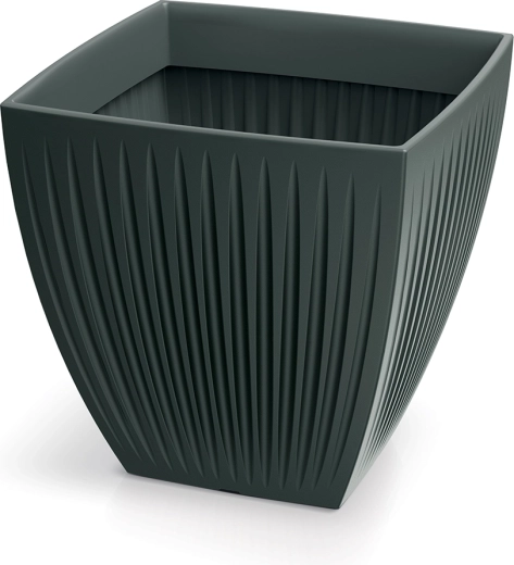 Blomsterkrukke Latia Square Midl 48 × 48 × 48 cm antracit