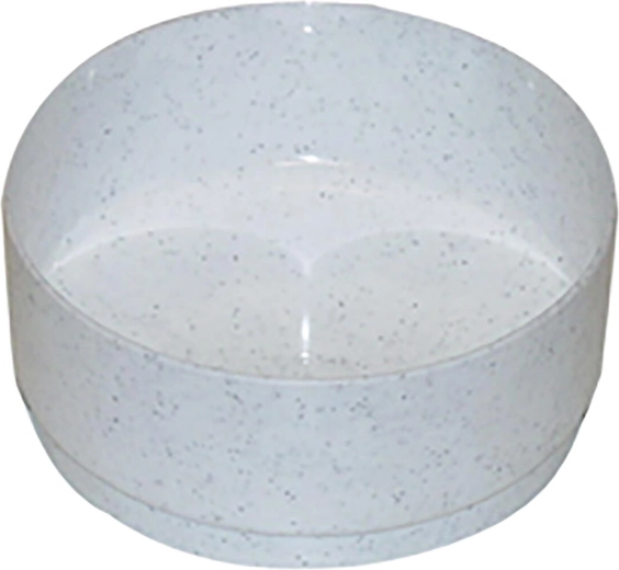 Plastik kompotskål 10 cm – farvemix