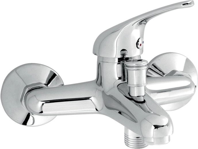 Væghængt badekarsarmatur TITANIA IRIS, centerafstand 150 mm, krom