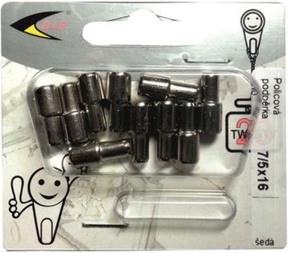 Møbelbærer 7/5, galvaniseret, 10 stk blister