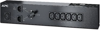 APC-servicebypass til UPS 10 A med C14-stik og 6× C13