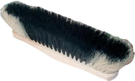 Kosteskaft-børste 28 cm, ubehandlet træ, blanding af børster og PET, uden gevind