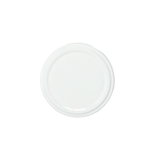 Hvide låg til sylteglas 66 mm, 4 tapper, WIECZKA