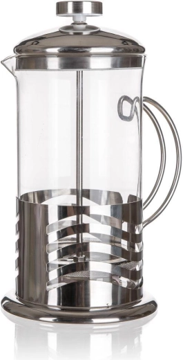 Glaskaffekande med stempel WAVE 1 l