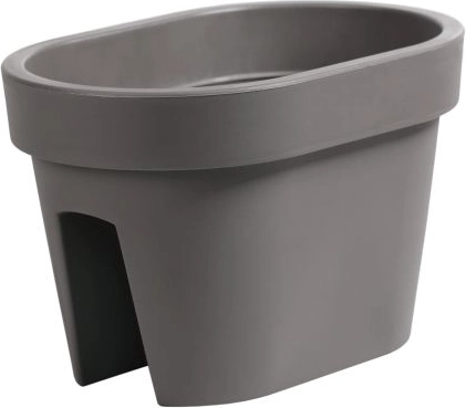 Altankasse til gelænder Lofly Railing grå sten 12,3 l