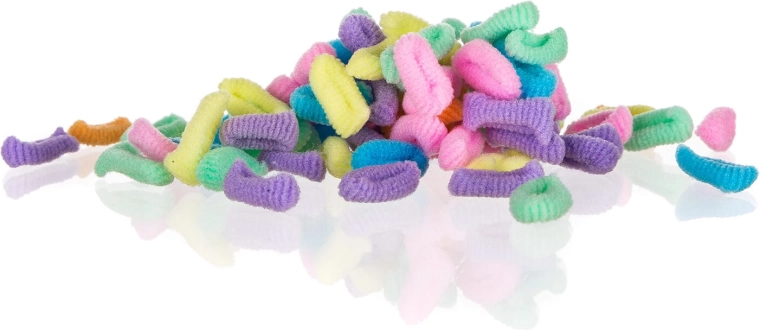 Hårelastikker mix farver 100 stk