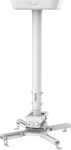 Loftbeslag til projektor med arm 595–895 mm, hvid