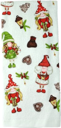 Køkkenhåndklæde Elver 38 × 63 cm