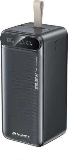 Awei PA-13 powerbank 22,5 W 50.000 mAh sort