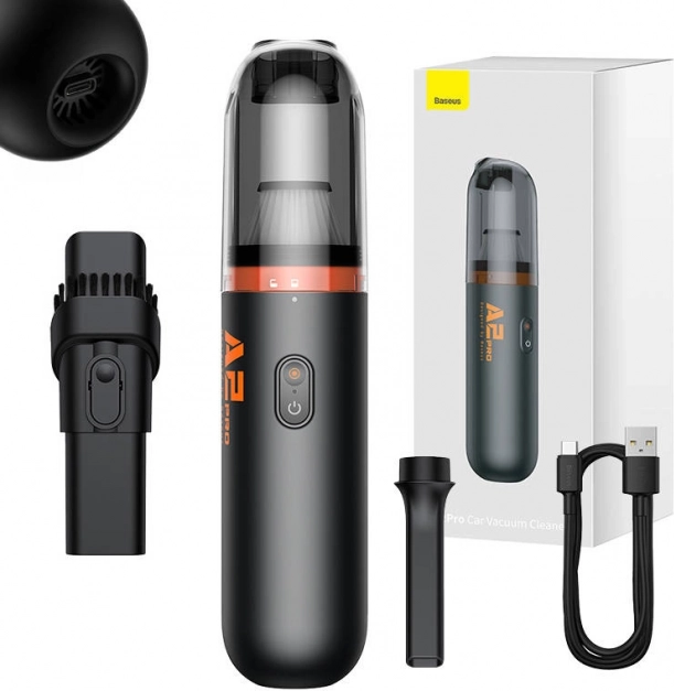 Genopladelig bilstøvsuger Baseus A2Pro 6000Pa (sort)