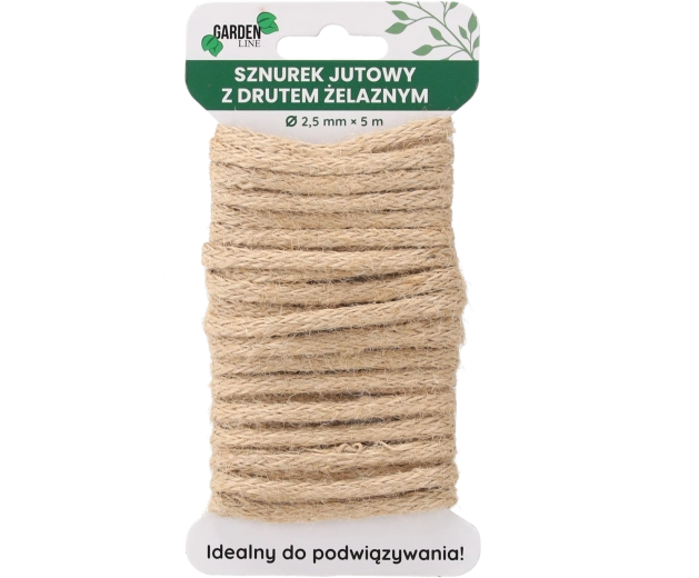 Jutesnor med bindetråd 2,5 mm × 5 m