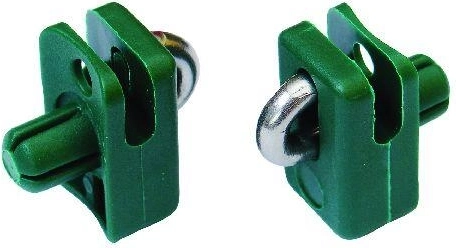 Klemme til spændetråd rustfri/galvaniseret – sæt 10 stk.