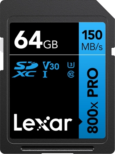 Lexar Professional 800x Pro SDXC hukommelseskort 64 GB