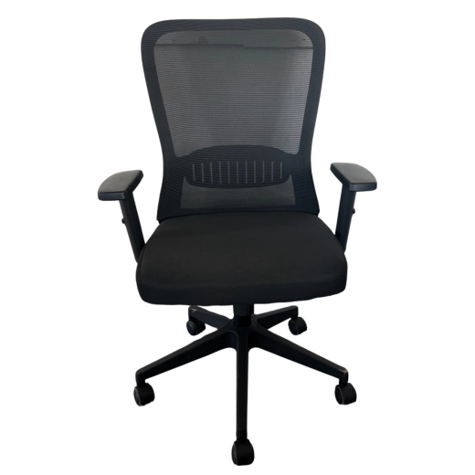 Ergonomisk kontorstol DIANO, mesh, højdejusterbar med armlæn