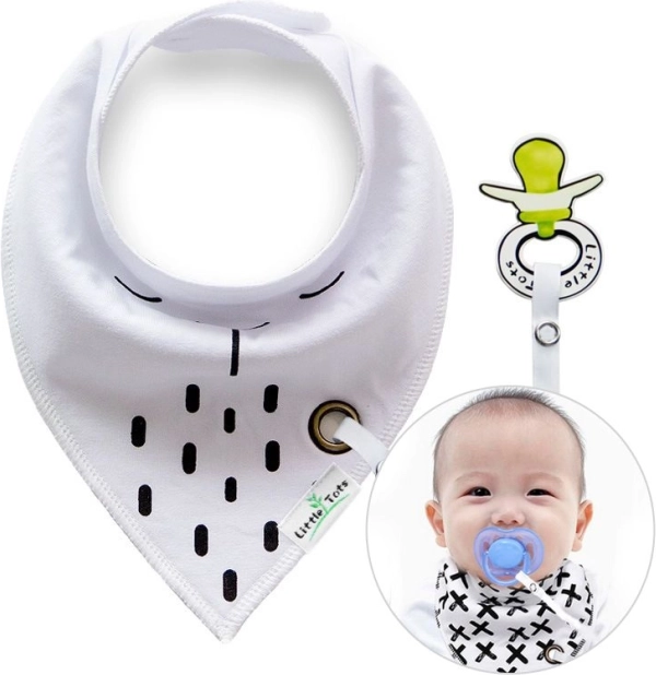 Savlesmæk med suttesele – hvid