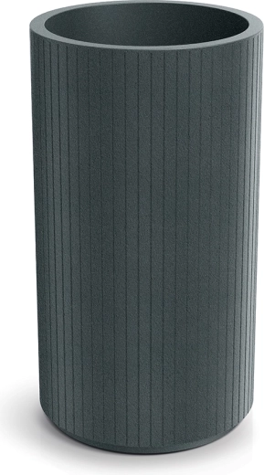 Blomsterkrukke Coro Round High 40 cm grafit