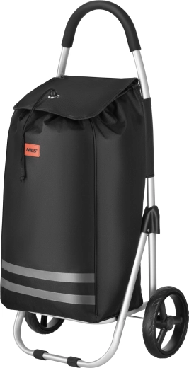 Sammenklappelig indkøbsvogn 45 l NILS sort
