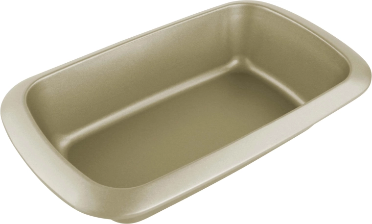 Kitchisimo kageform i kulstofstål 29 × 17 × 6,3 cm, guld