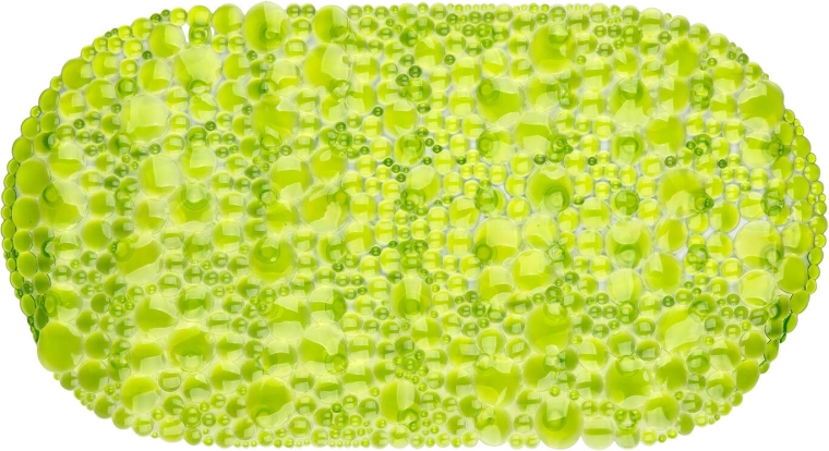 Skridsikker bademåtte til badekar Mermaid 64 × 34 cm – transparent grøn