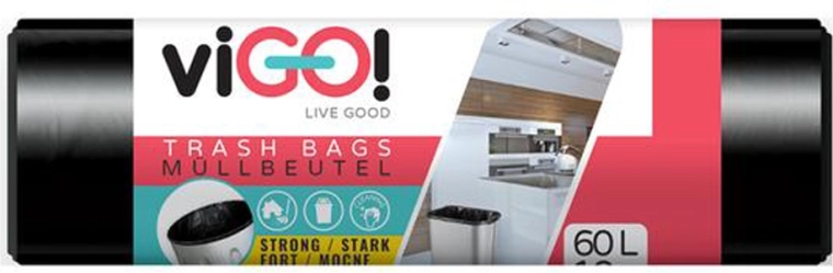 Affaldsposer 60 l VIGO DeLuxe, 10 stk.