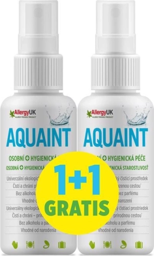 Aquaint 100% økologisk rensevand 50 ml + gave 50 ml