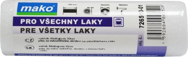 Malerulle af skum 100 mm MAKOPOREN