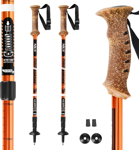 Nils Extreme trekkingstave TK 696 med affjedring (anti-shock)