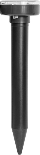 Solardrevet muldvarpe- og gnaverafskrækker af ABS, rund