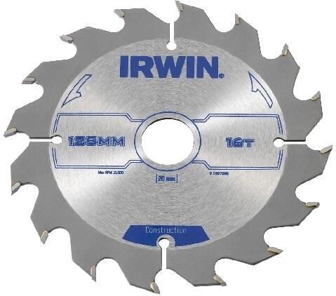 IRWIN rundsavklinge 180 mm, 24 tænder, til træ