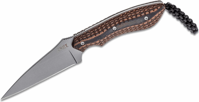 Alsidig lommekniv CRKT S.P.E.W. 7,6 cm, sort‑grøn, G10, Kydex-skede