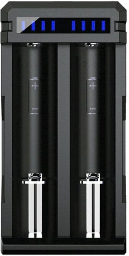 XTAR SC2 USB-hurtiglader til Li‑ion-akkumulatorer 3,6/3,7 V