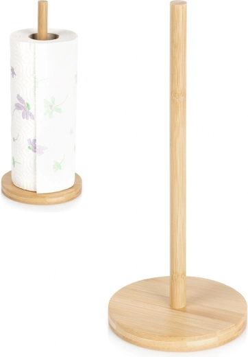 Bambus holder til køkkenrulle 29,5 cm