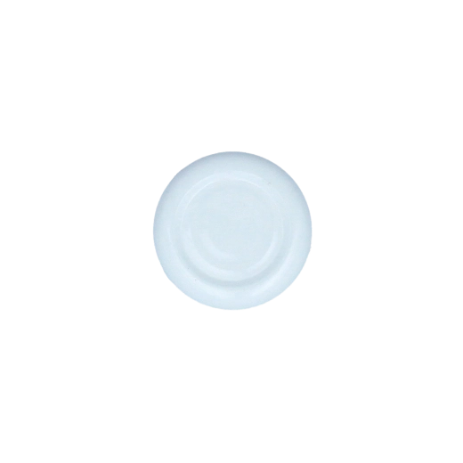 Hvide låg til glas 33 mm – pakke med 20 stk.