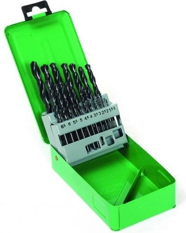 Sæt HSS-metalskruer 1,0–10,0 mm, 19 dele