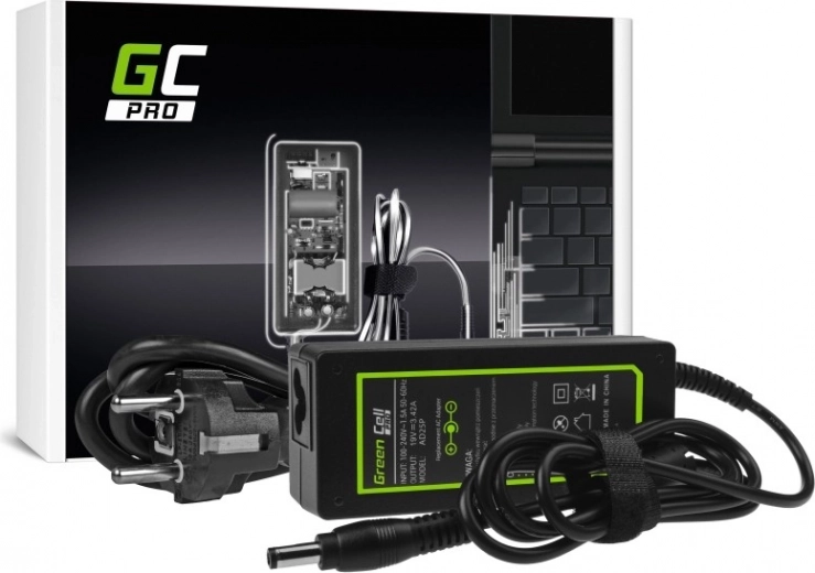 Strømforsyningsadapter Green Cell PRO 19V 3.42A 65W 5,5 × 2,5 mm til ASUS