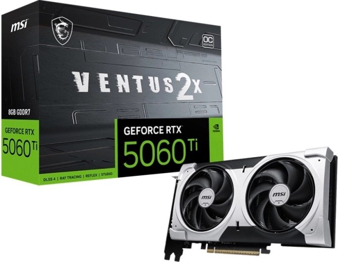 Grafikkort GeForce RTX 5060 Ti 8GB Ventus 2X OC Plus