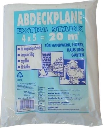 Dækkefolie 4 × 5 m, 40 µm – stærk