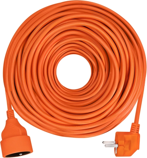 Solight-forlængerledning med kobling, 1 stikdåse, 25 m, 3 × 1,5 mm², orange - 1 stk.