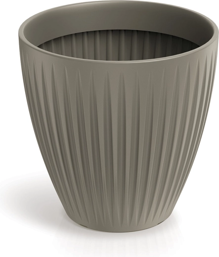 Blomsterkrukke Latia Round Midl 60 cm mokka